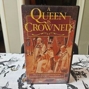 A Queen Is Crowned (VHS, 1985) Full Length Coronation Video Elizabeth II